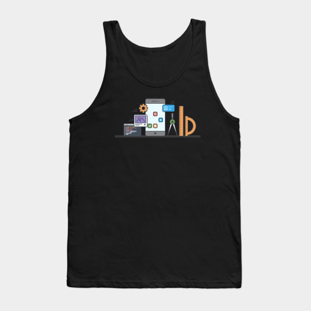 App Developer Tank Top by ezwearbox